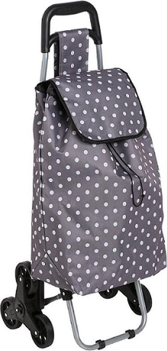 Eazy Living Boodschappenwagen Jade Dots Grey