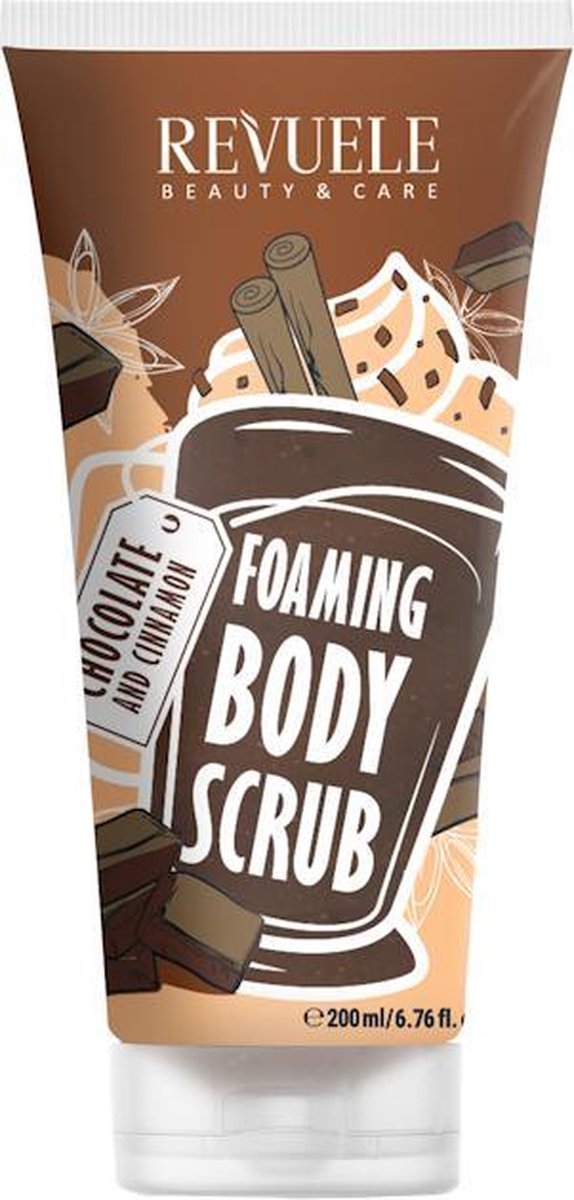 Revuele Foaming Body Scrub Chocolate & Cinnamon 200ml.