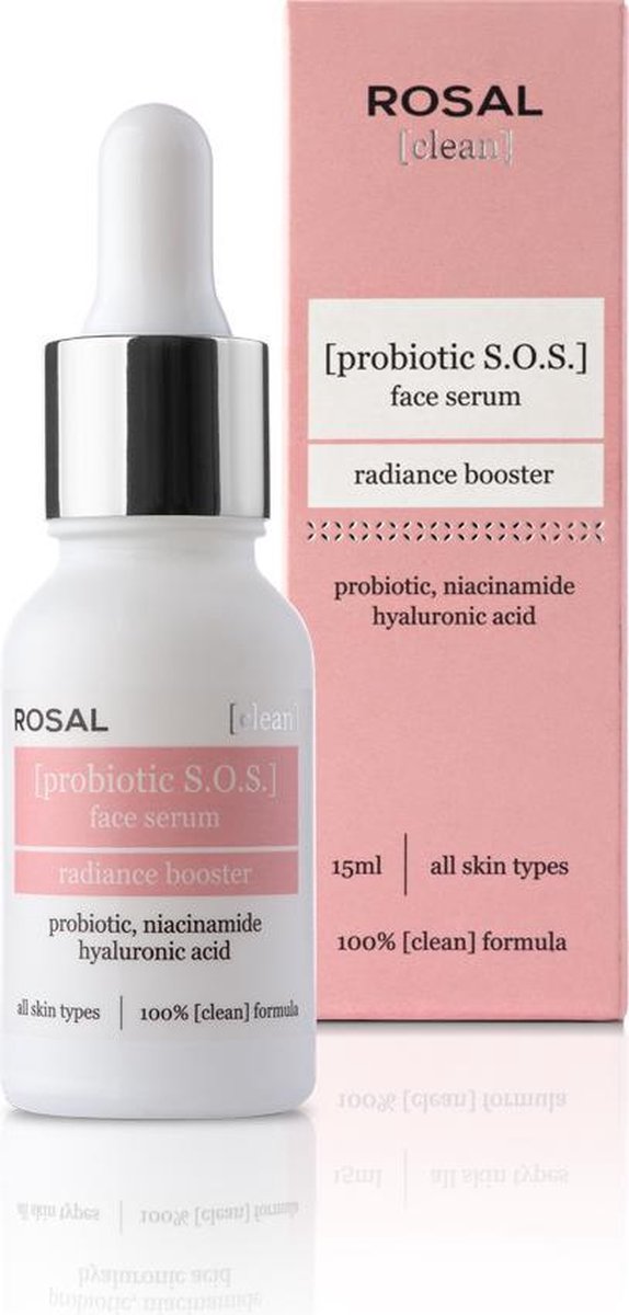 ROSAL - [probiotic S.O.S.] - Serum - Gezichtsserum - 15 ml - Probiotisch Serum - Hyaluronzuur - Niacinamide