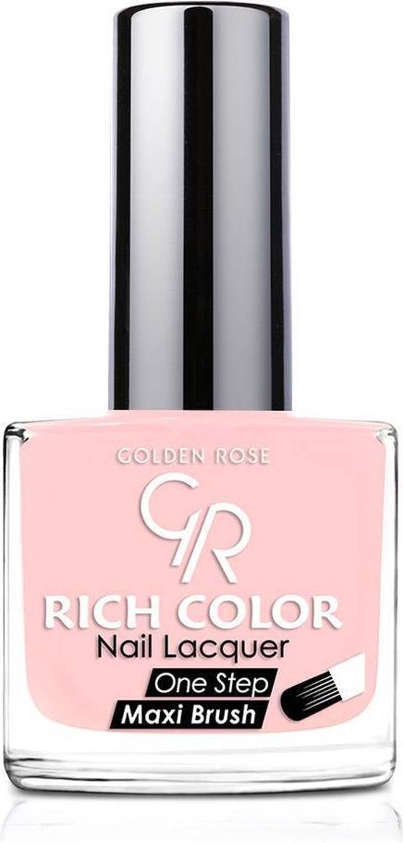 Golden Rose Rich Color Nail Lacquer NO: 66 Nagellak One-Step Brush Hoogglans