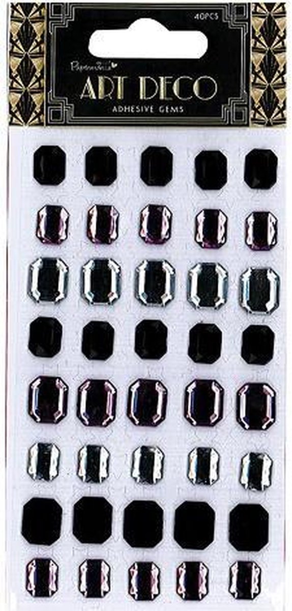 Docrafts: Art Deco Adhesive Gems (40pcs) (PMA 35120)