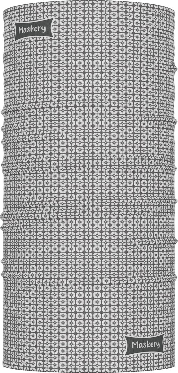 Maskery Nekwarmer WITTE STIPPEN