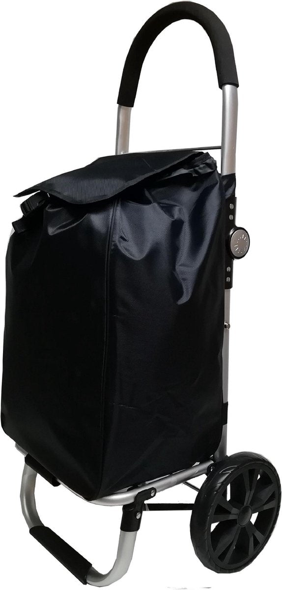 Déluxa Shopping Trolley - 55 Liter Draagvermogen - Boodschappen Trolley met Afneembare Wielen