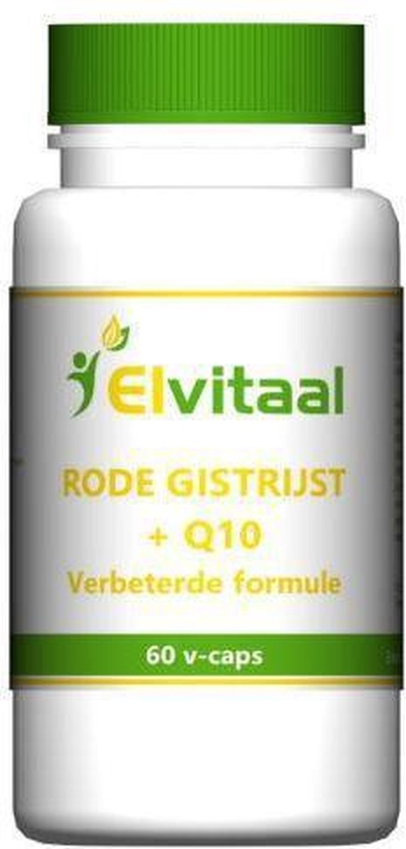 Rode Gist Rijst + Q10 60 V-CAPS