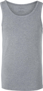SCHIESSER 95/5 heren singlet (1-pack) - grijs -  Maat: XXL