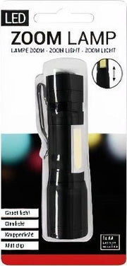 Verhaak Zaklamp Led Batterij 1 Lm Staal Zwart