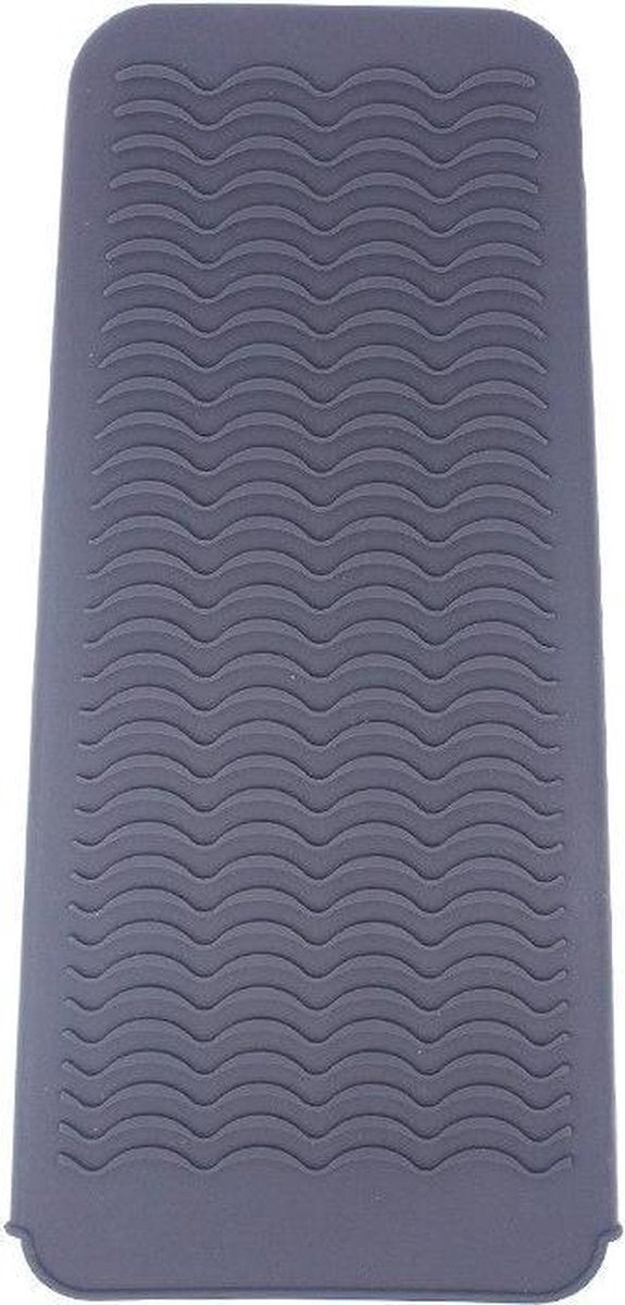 WiseGoods - Hittebestendige Mat voor Krultang - Krultang Mat - Stijltang Mat -  Hittebestendige Mat voor Stijltang - Grijs