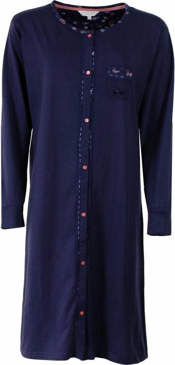 Tenderness Dames Nachthemd Blauw Maten: M