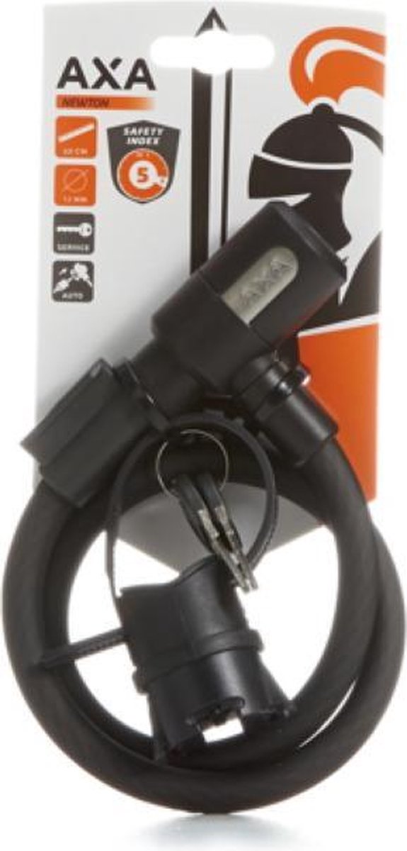 AXA Newton - Kabelslot - 60 cm - Zwart