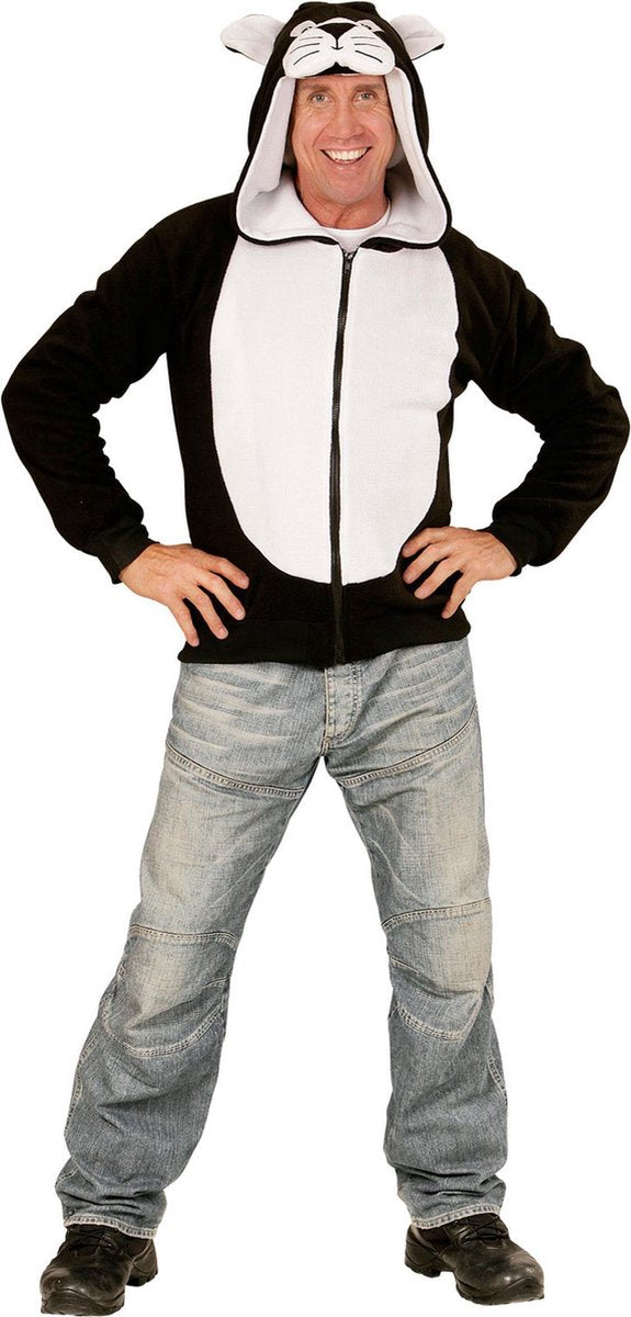 Vest met capuchon kat voor volwassenen - Verkleedkleding - One size