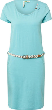 Ragwear jurk montana Lichtbruin-S (36)