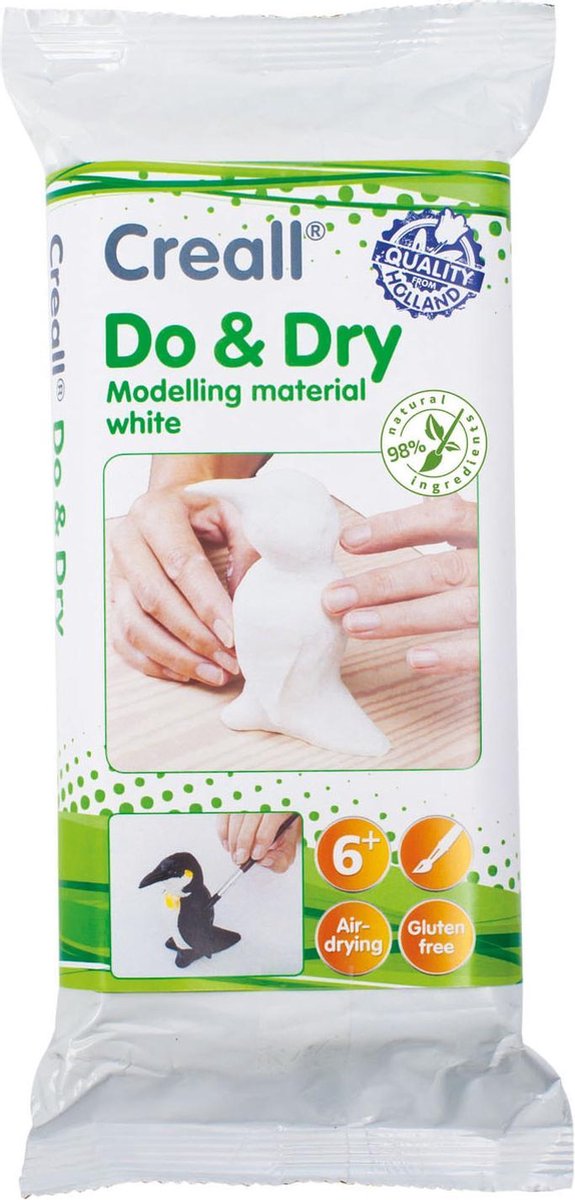 Creall Boetseerpasta Do & Dry wit