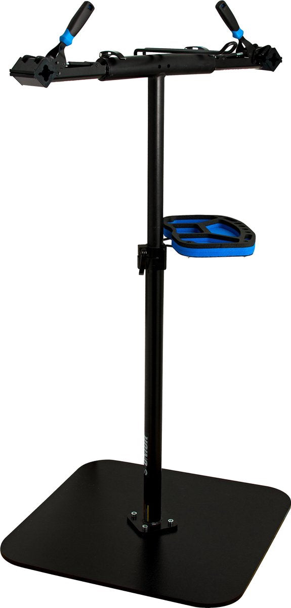 PRO REPAIR STAND WITH DOUBLE CLAMP AUTO ADJUST WITH TOOL HOLDER