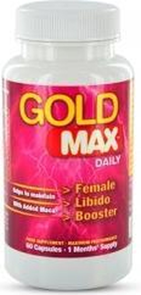 Gold Max ™ Daily Pink Libidopil - 60 Libidoverhogers Voor Vrouwen