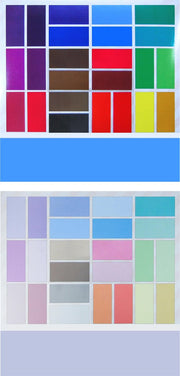 Basis Scrapbook Papier / 2 Papierblokken x 24 vellen / Intensive en Pastel hobbykarton 48 kleuren / 30.5x30.5cm - 250gsm