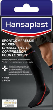 Hansaplast Sportcompressiekousen - One Size - 1 paar