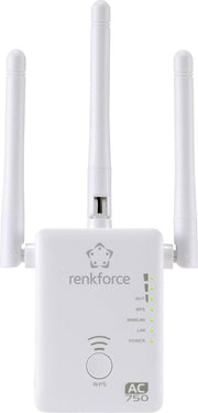 Renkforce WS-WN575A2 Dual Band AC750 WiFi versterker 2.4 GHz