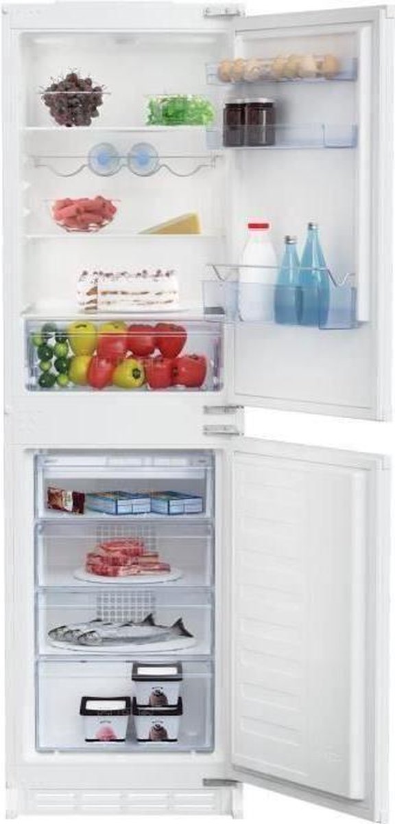 BEKO BCSA269K30N Inbouw koelkast met vriesvak onderin - 265 L (163 + 102) - Statische koude - A +