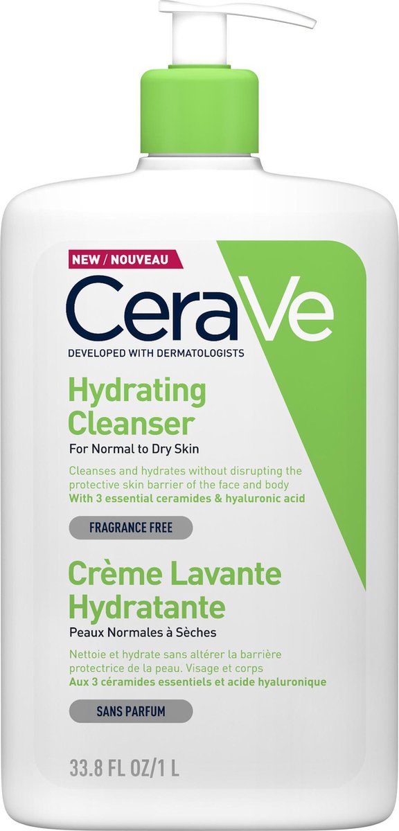 CeraVe - Hydraterende Reinigingscrème - 1000ml