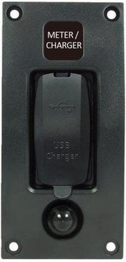 Curved add-on paneel USB stopcontact dubbel 3.4A