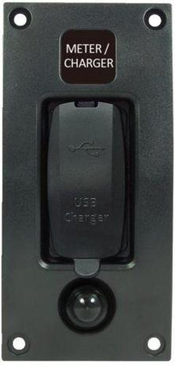 Curved add-on paneel USB stopcontact dubbel 3.4A