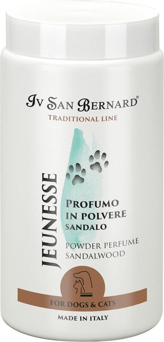 I.s.b. Vachtgeurpoeder Jeunesse Traditional 80 Gram Wit