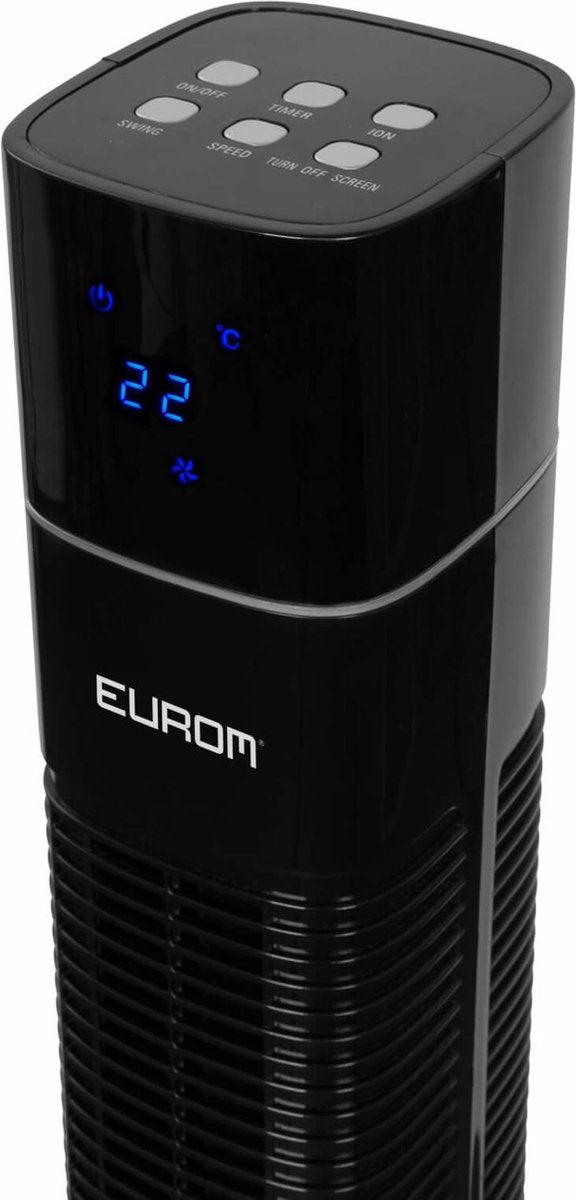 Eurom Towerfan 120 Black ventilator - 122 cm
