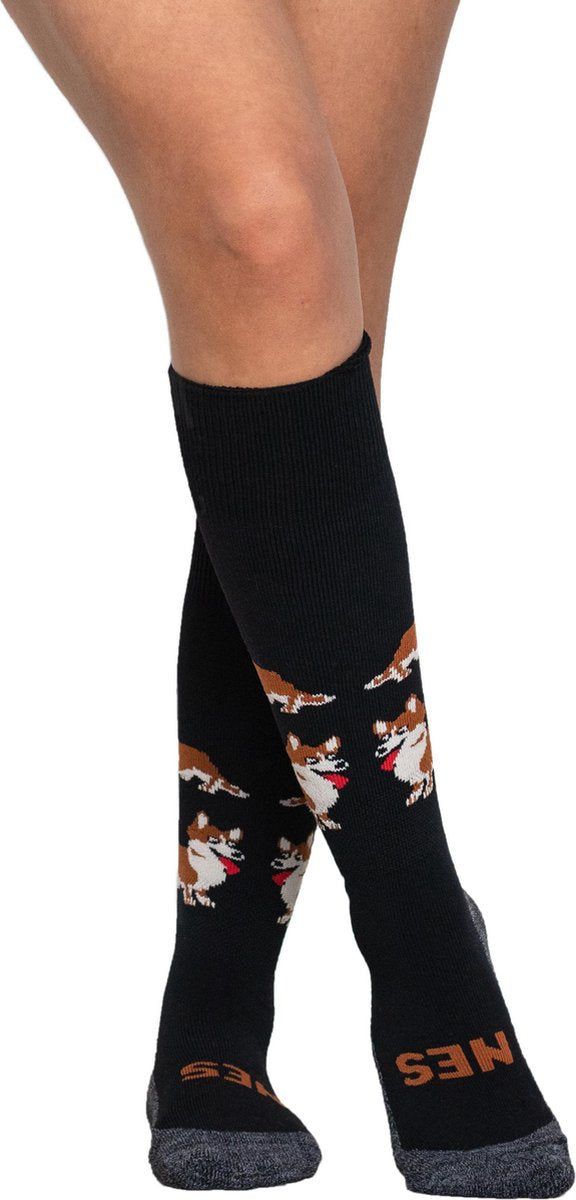 NeS Corgi Zwart - Hockeykousen - Funkousen - Sportkousen - Voetbalsokken