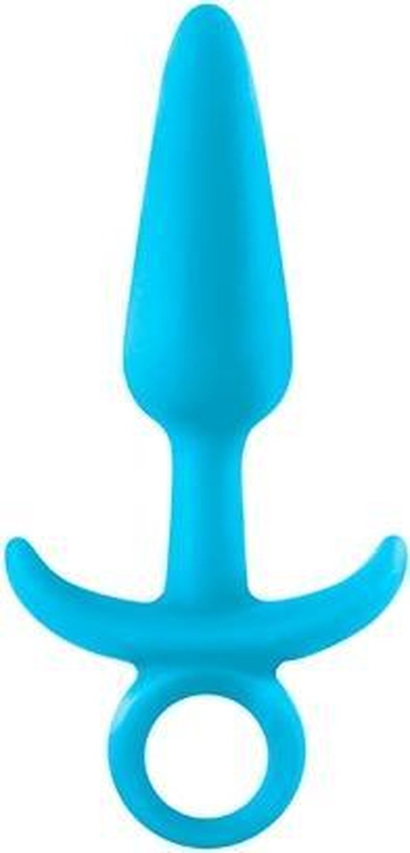 Firefly - plug met ring Prince 10 cm - Blauw
