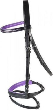 PFIFF trenshoofdstel ´Staines´ FULL Zwart-lila