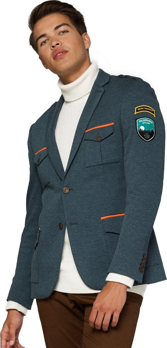 OppoSuits Deluxe Uniform - Park Ranger  - Heren Blazer - Casual Chique - Forest Green - Maat EU 60