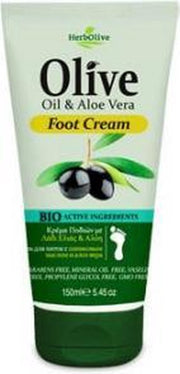 HerbOlive Voetcrème *Olijfolie & Aloë Vera* 150ml