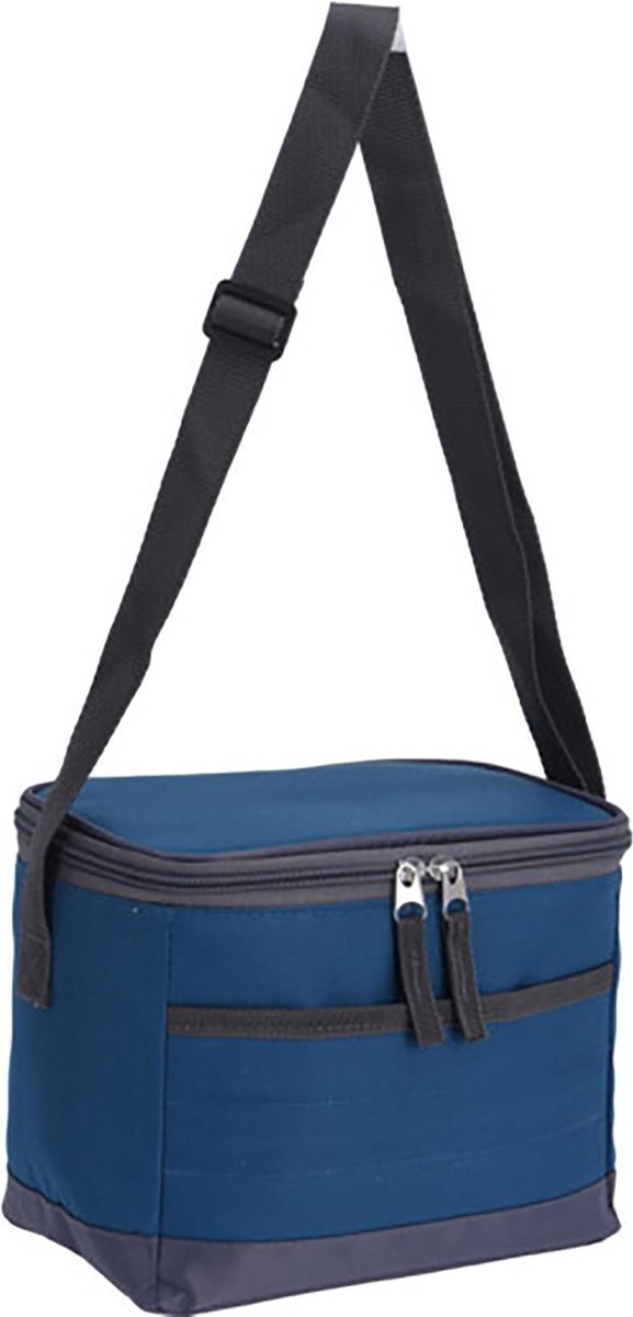 JAP Kleine Koeltas - Koeltassen voor blikjes bier/frisdrank - Koelbox 5 Liter - Compact mini koeltasje - Blauw