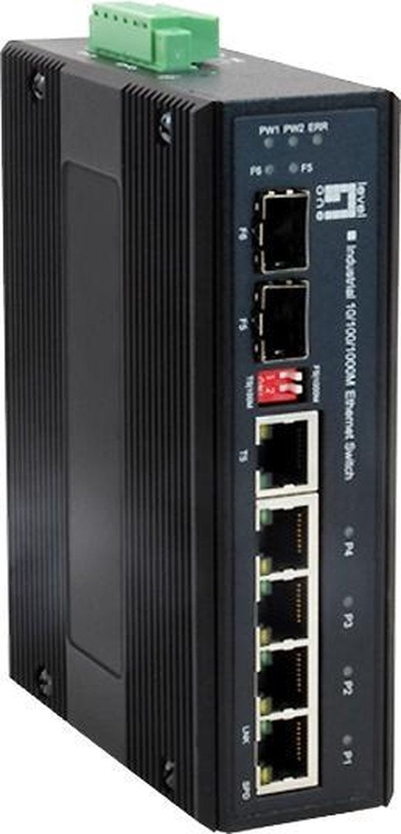 LevelOne IES-0600 netwerk-switch Gigabit Ethernet (10/100/1000) Zwart