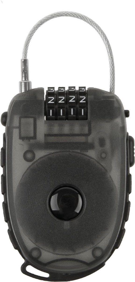 M-Wave Lock 'n Roll - Kabelslot - 90 cm Lang - 2.4 mm Dik
