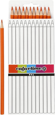 Colortime Kleurpotloden 3 Mm Vulling 17 Cm Oranje 12 Stuks