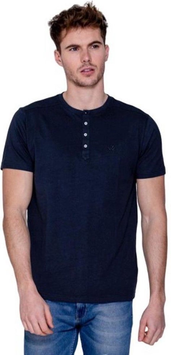 MZ72 - Heren T-Shirt - 100% Biologisch katoen - Treelife - Navy