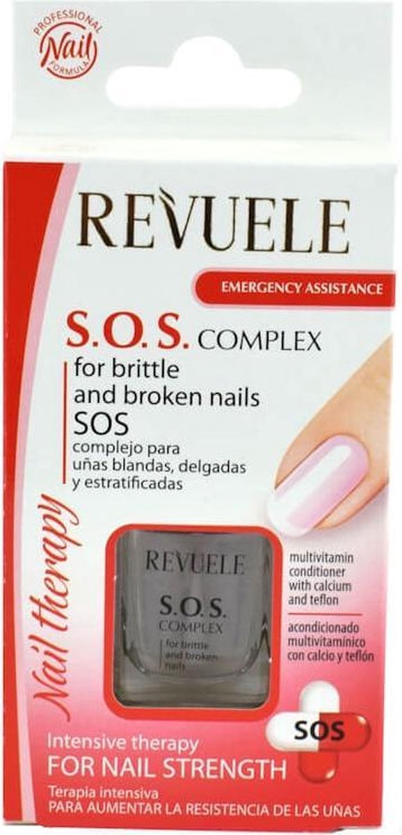 Revuele Nail Therapy SOS Complex For Brittle And Broken Nails 10ml.