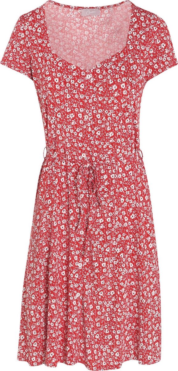 Cassis - Jurk met bloemenprint - Rood