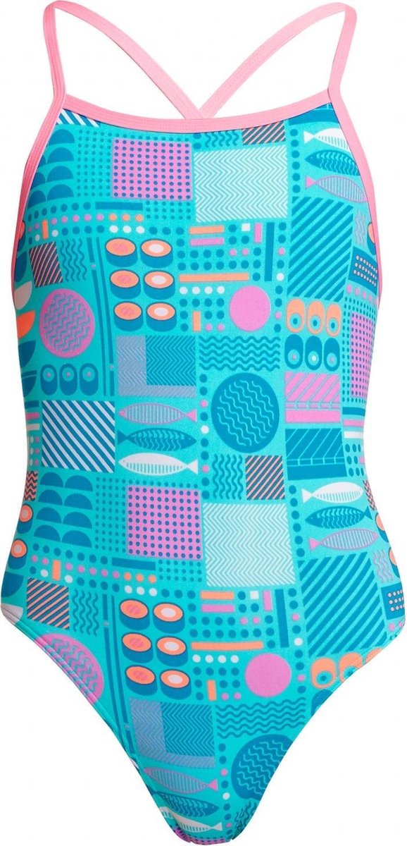 Sushi Smooshy Tie me tight one piece - Meisjes | Funkita