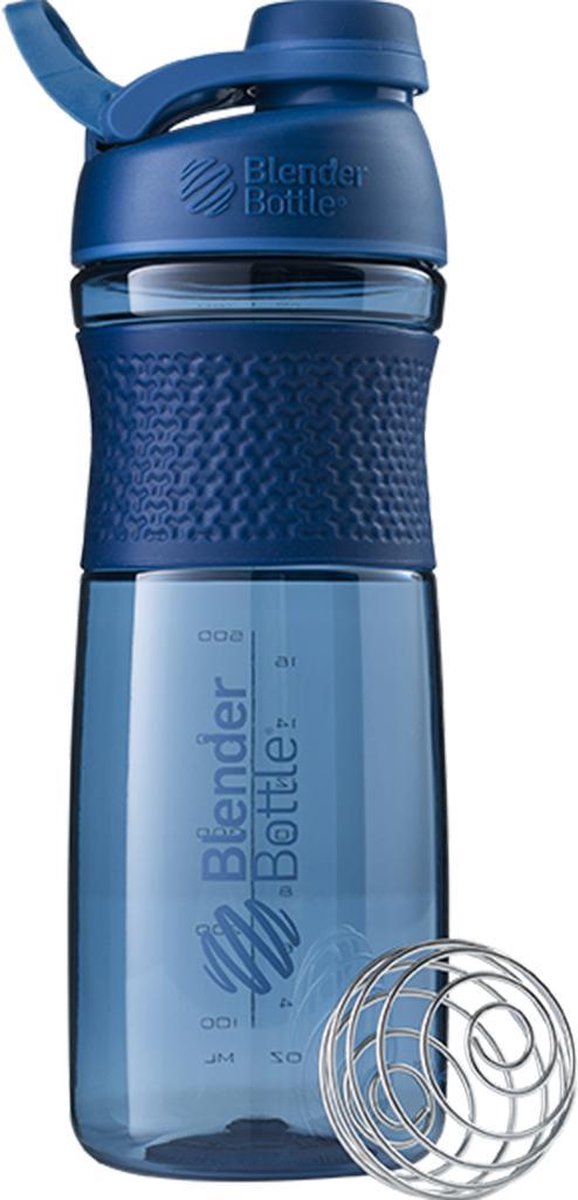 BlenderBottle Sportmixer Twist cap Shakebeker MARINEBLAUW