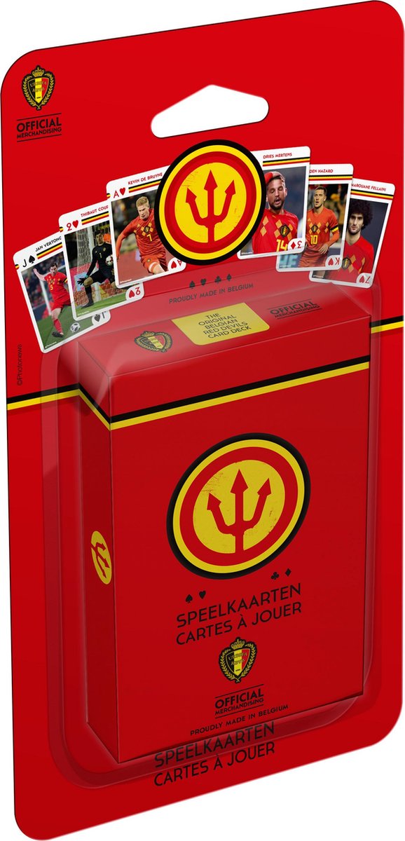 Rode Duivels Speelkaarten - WK Belgie - Belgian Red Devils Action Image Playing Cards