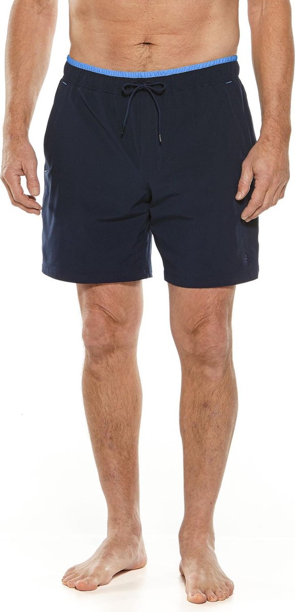 Coolibar - UV Zwemshort voor heren - Kahuna - Navy - maat XL
