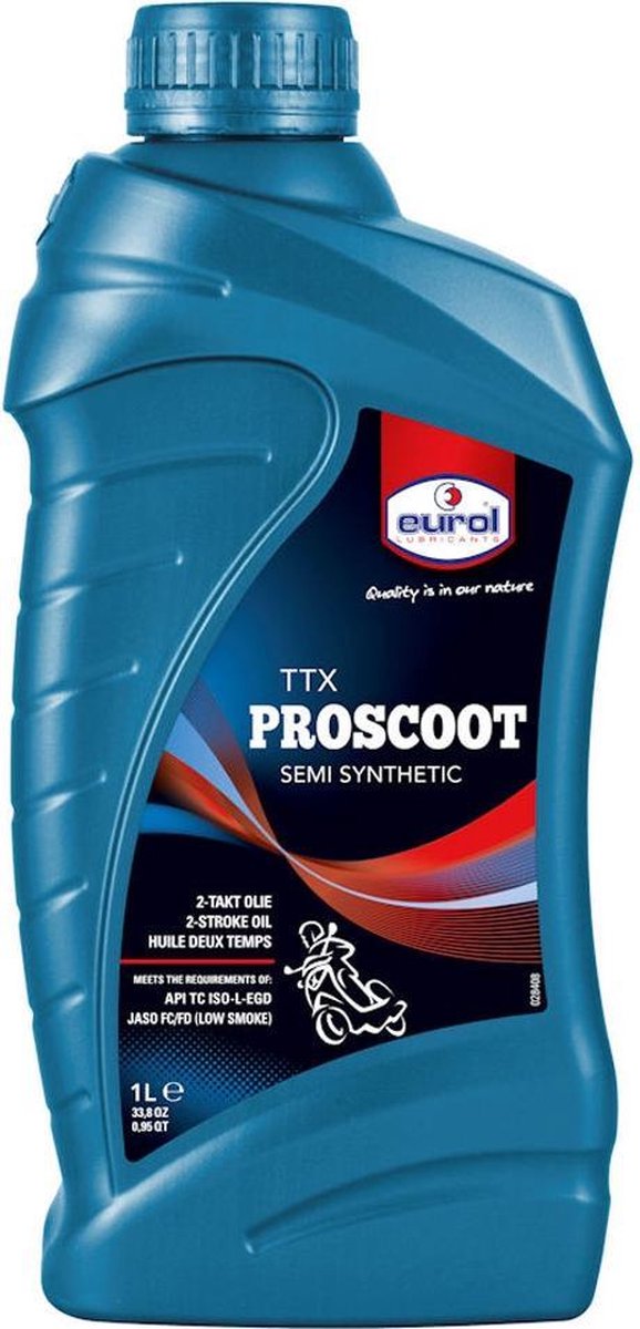 Olie Eurol Pro-Scoot (TT-X) - Semi Synthetic (1 liter)