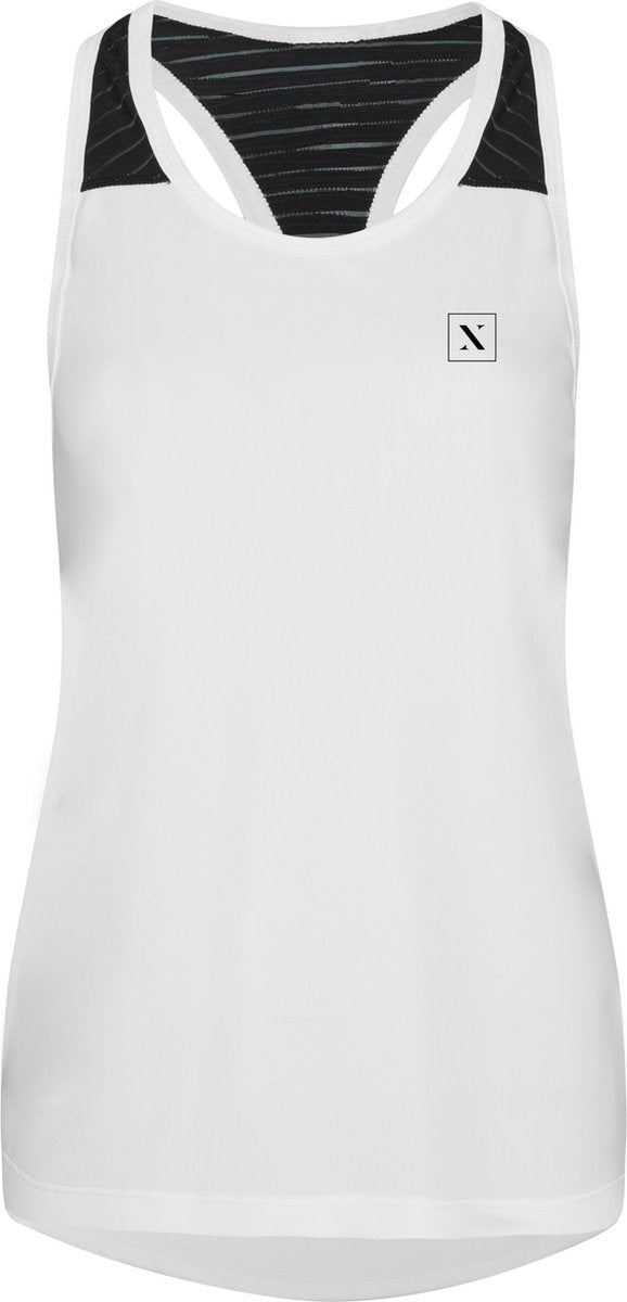 LXURY Dames Gym Tanktop maat M - Sporttop - Sporttanktop - Wit