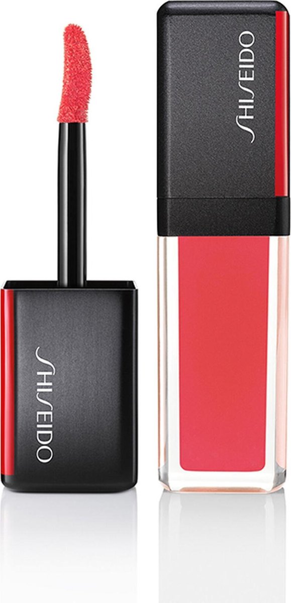 Shiseido - Lacquerink Lipshine - Moisturizing Lipstick 9 Ml 306 Coral Spark