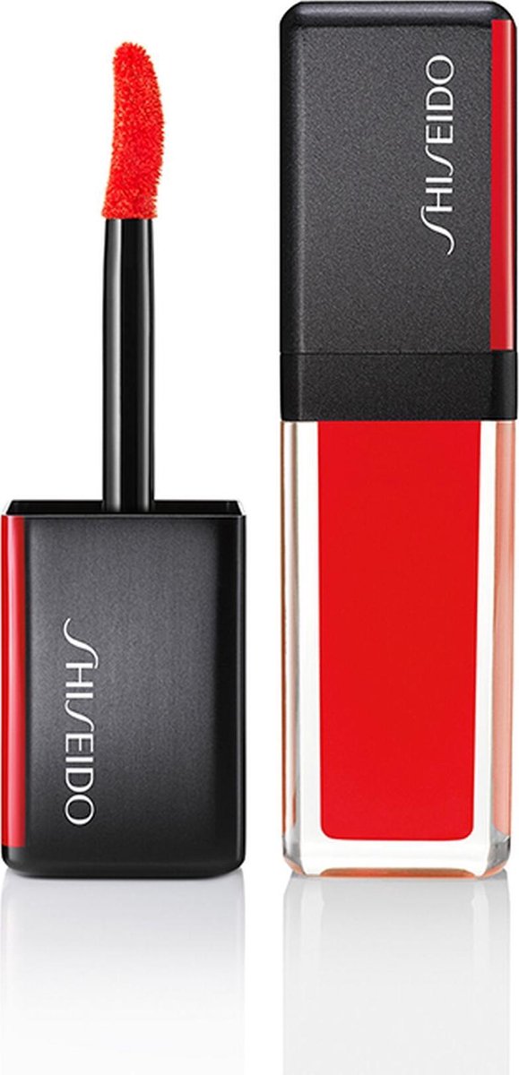 Shiseido - Lacquerink Lipshine - Moisturizing Lipstick 9 Ml 305 Red Flicker