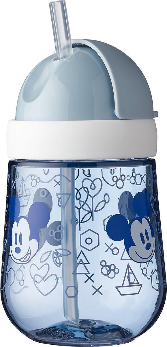 Mepal Mio – Rietjesbeker 300 ml – gegarandeerd lekvrij – Mickey Mouse – ideaal voor onderweg – drinkbeker kinderen
