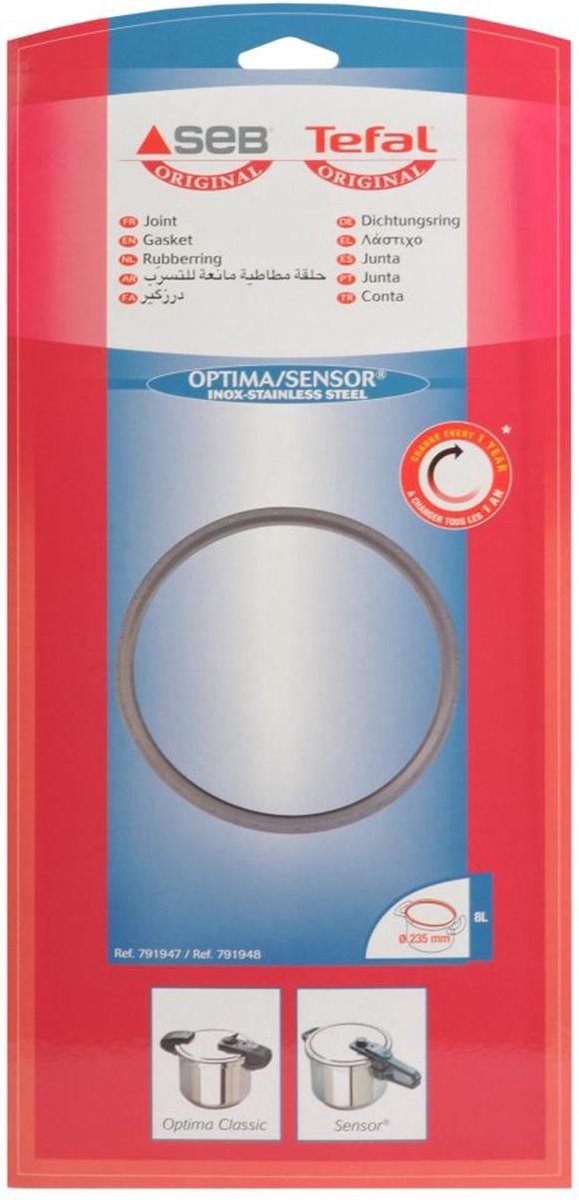 Tefal Dichting Optima Classic en Optima Sensor - Ø235mm 8 liter