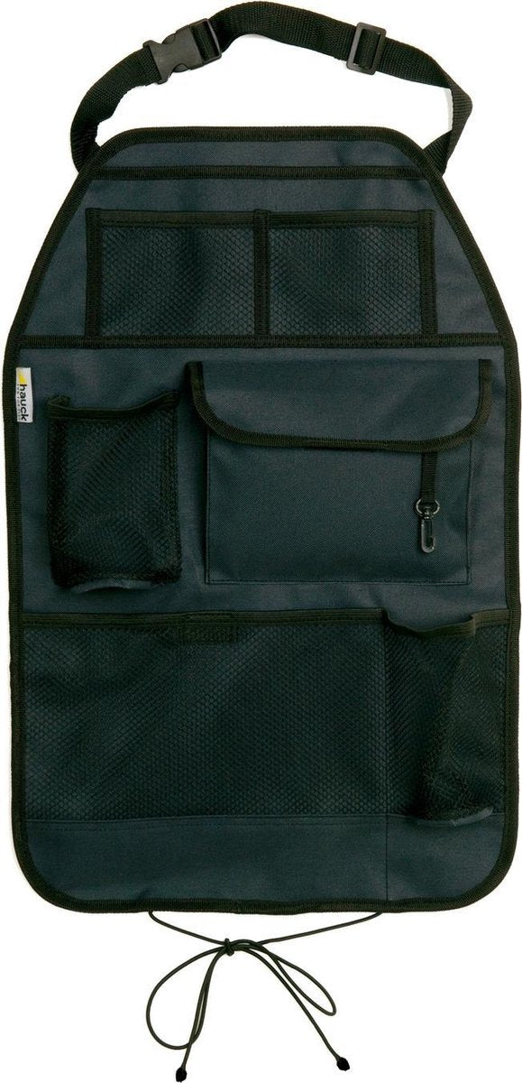 Hauck Cover Me Autostoelbeschermer Deluxe Organizer - Zwart